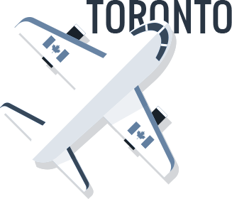 Airplane in Toronto